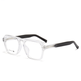 Netini Business Trend Gradient Glasses Frame Rectangle Frames Southood Transparent